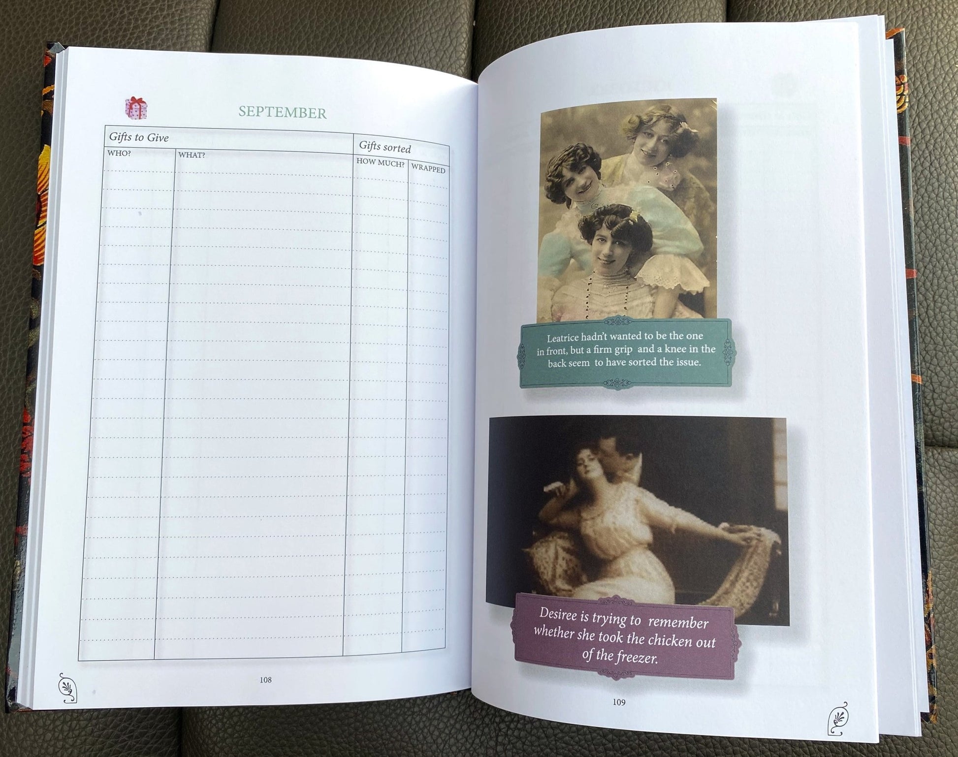 ORGANISE YOUR LIFE NOTEBOOK. Inc. Gift & Meal Planners. - Create Communication